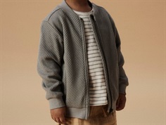 Lil Atelier sweatcardigan forest fog